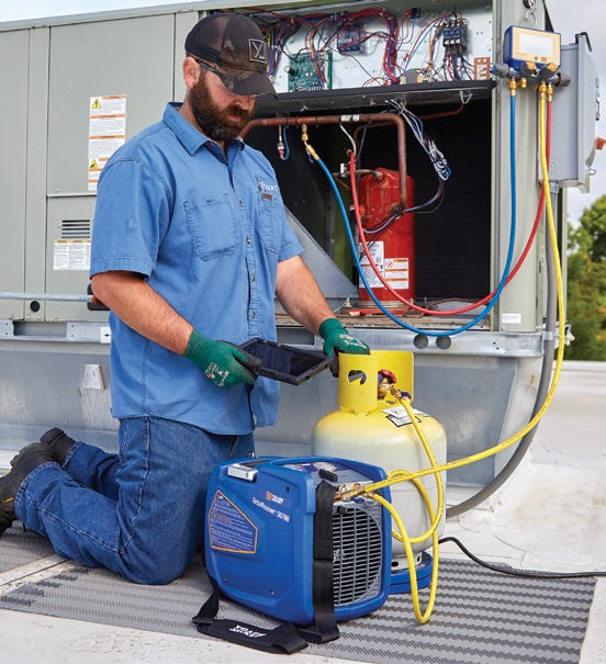 refrigerant recovery machine