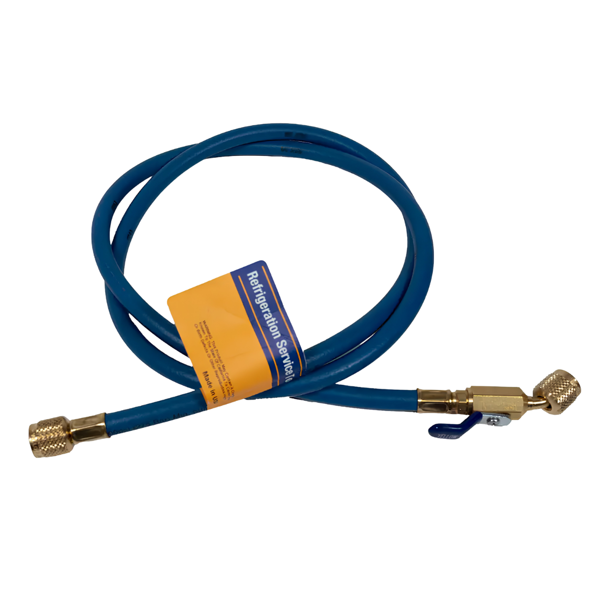 1/4” Blue Charging Hoses With Compact Ball Valve Plus II (Yellow Jacket USA) 29236