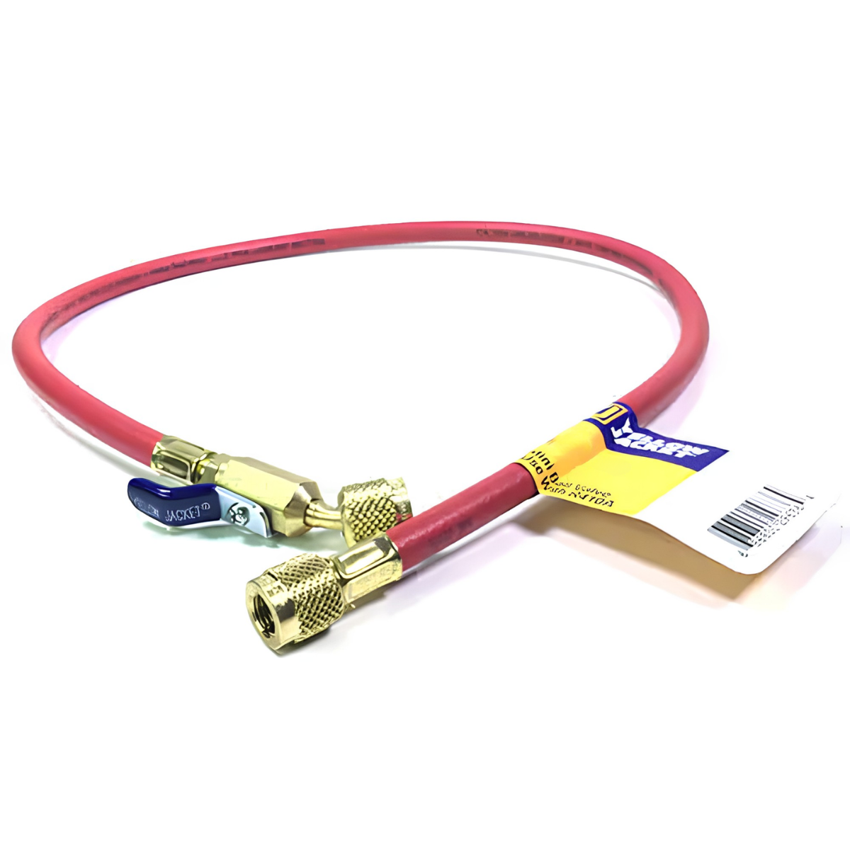 1/4” Red Charging Hoses With Compact Ball Valve Plus II (Yellow Jacket USA) 29648