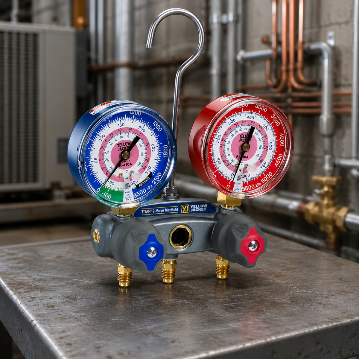 Titan 2-valve Test And Charging Manifold