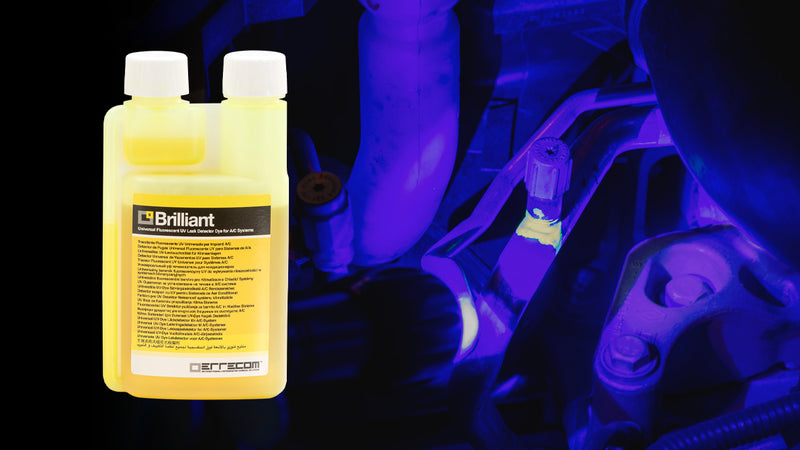 Brilliant HVAC&R UV Leak Detector Dye ( 1 litre ) by Errecom