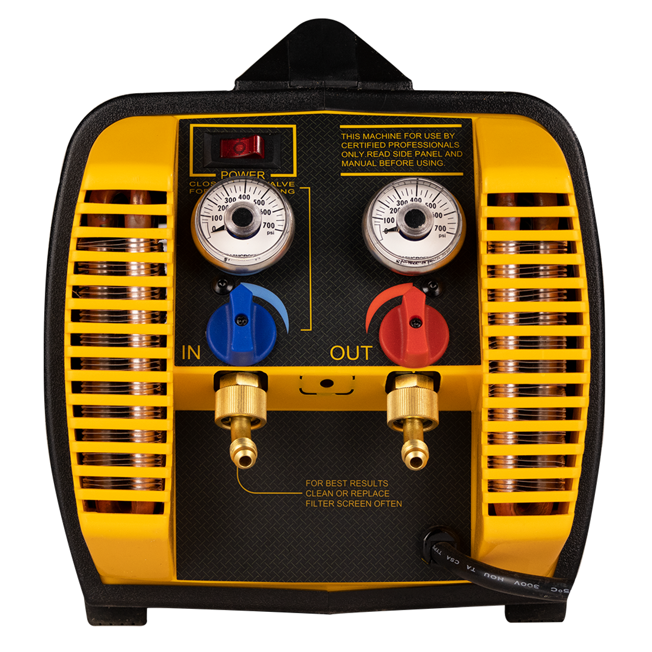 Appion G5TWIN Refrigerant Recovery Machine – Dual Cylinder AC & HVAC Recovery Unit