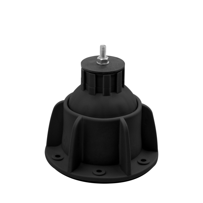 Steady adjustable floor support for ac/r unit by Errecom