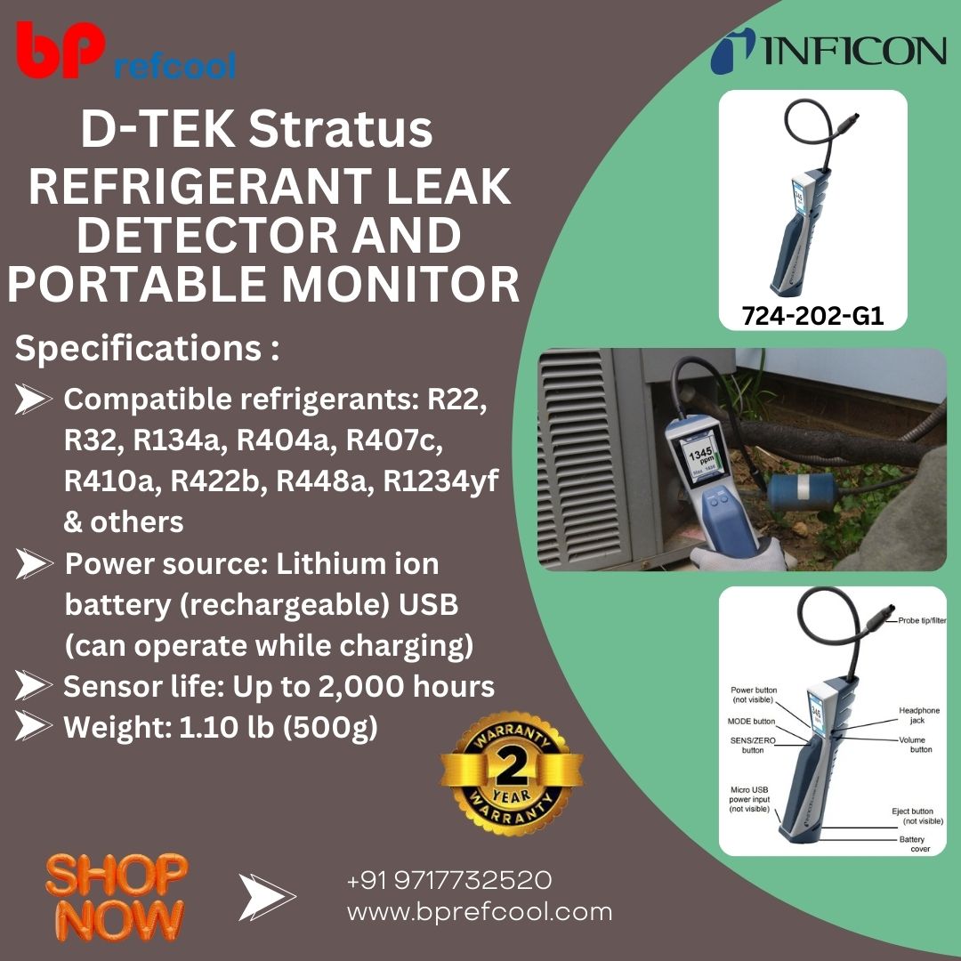 D-TEK Stratus REFRIGERANT LEAK DETECTOR AND PORTABLE MONITOR BY INFICON