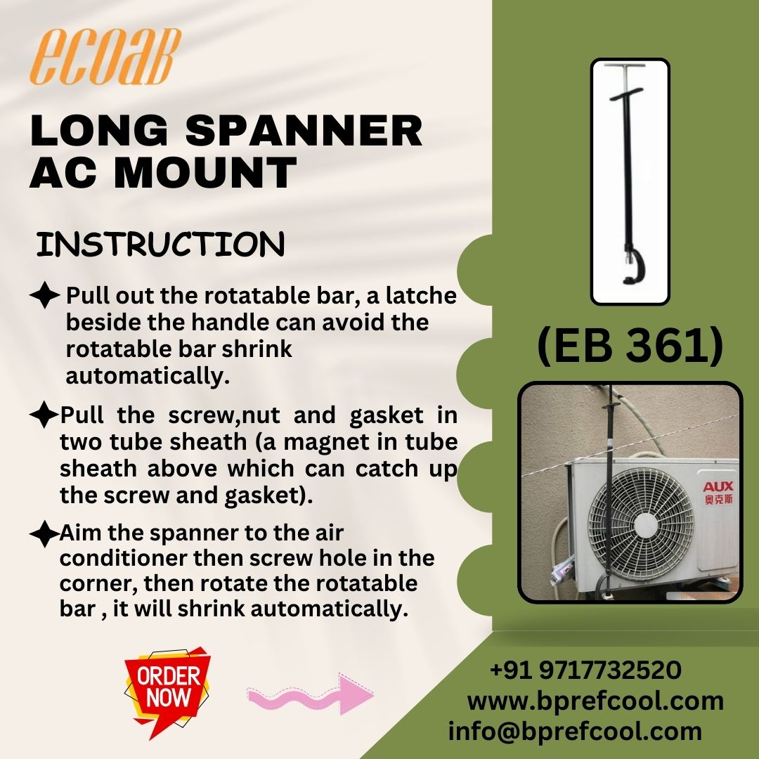 Long Spanner AC Mount BRAND ECOAB (EB 361) ECOAB
