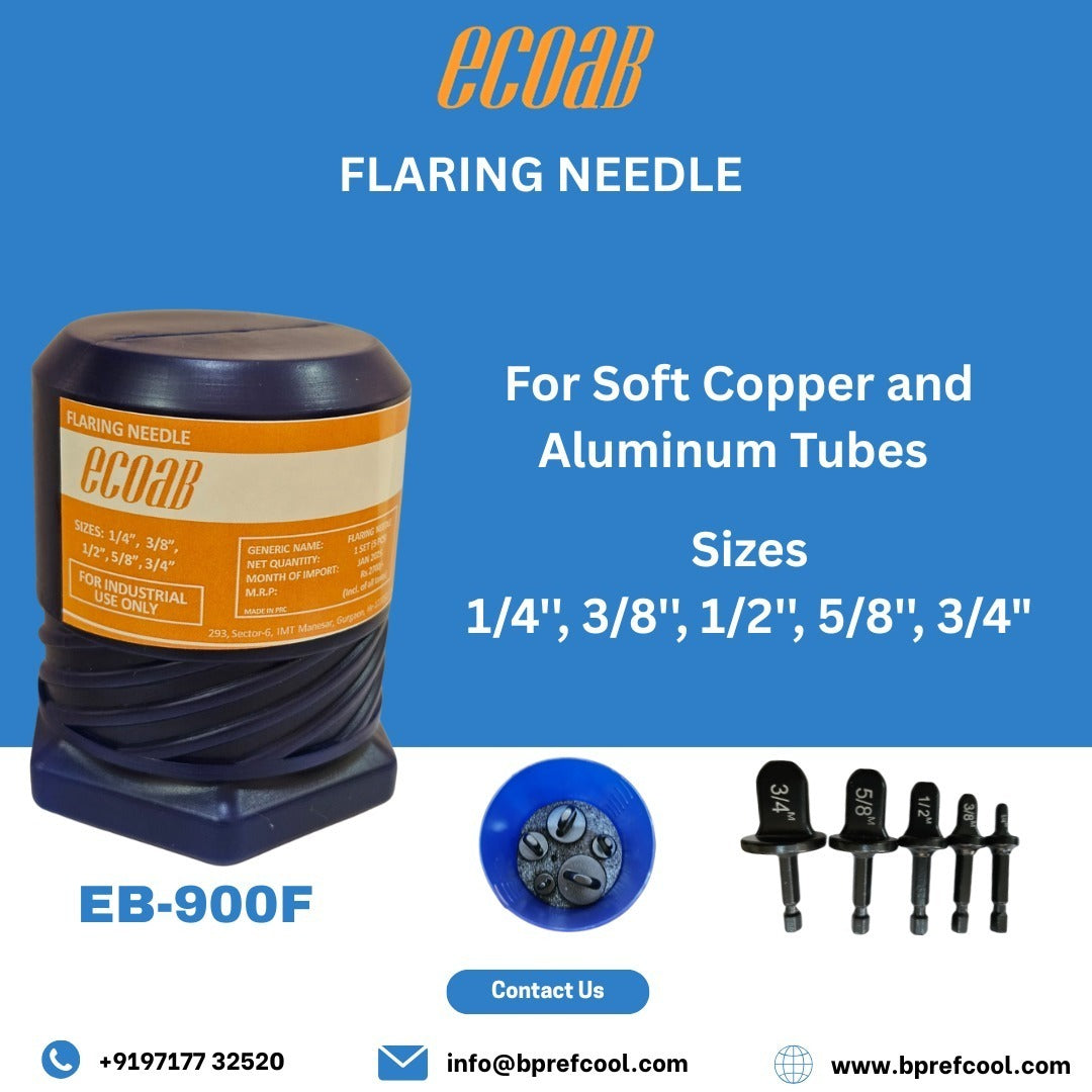 Ecoab Flaring Needle EB-900F | Copper & Aluminum Pipe Tool B P Refcool