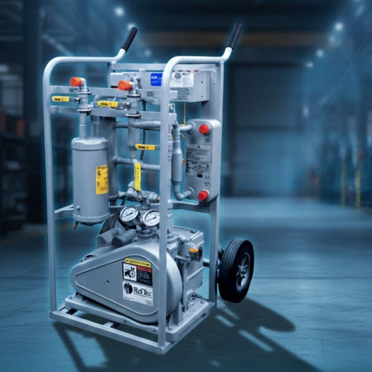 CHEETAH Recovery Unit With Welch 10.6 CFM Vacuum Pump