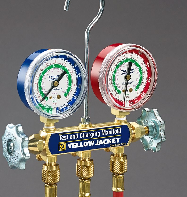 大幅値下げ！ Asada YELLOW JACKET マニホールド R-404A R-407C R-507 R-134a ホース ジョイント バルブ セット ￥18,000- Yellow Jacket 41332 R407C Manifold – Durable AC/R Gauge
