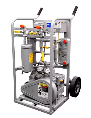 CHEETAH Recovery Unit With Welch 10.6 CFM Vacuum Pump