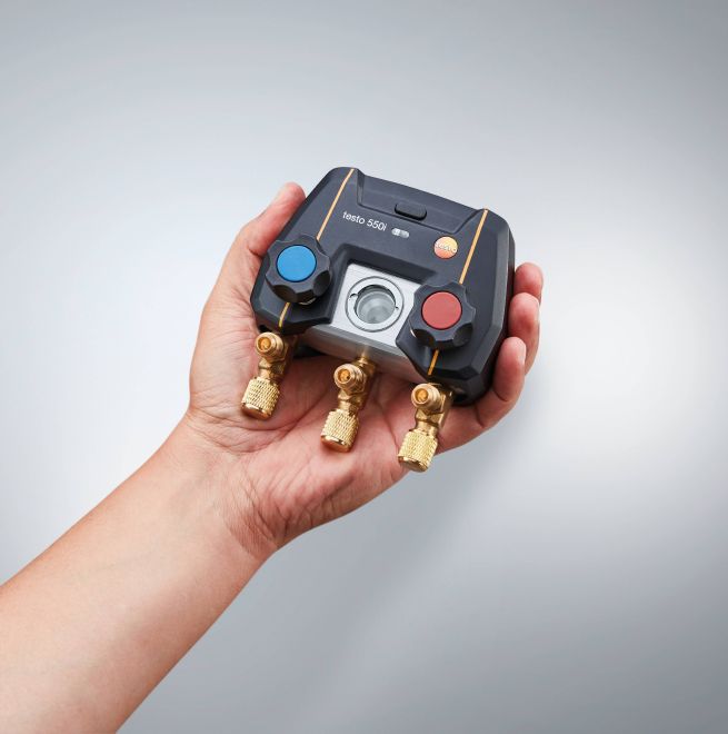 Testo 550i Smart Kit - App-controlled digital manifold