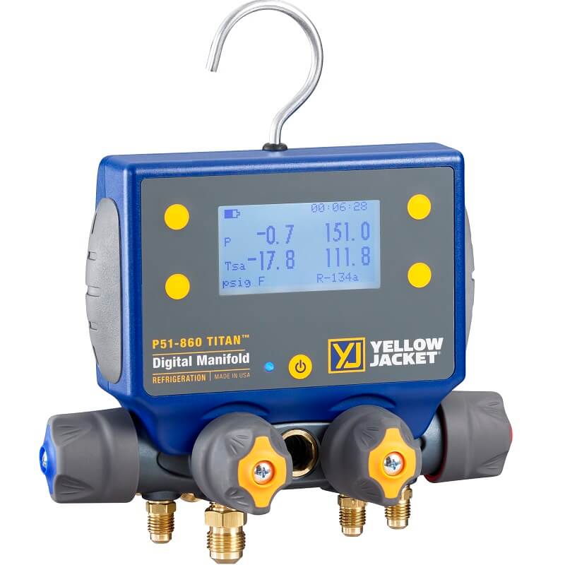 Titan Digital Manifold by Yellow Jacket USA P51 860 (40860) YELLOW JACKET