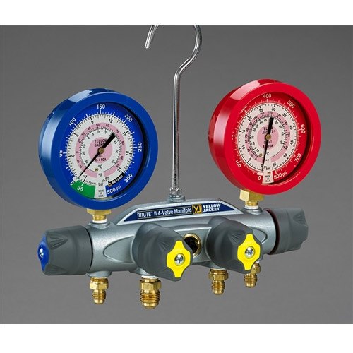 Brute II 4-Valve Manifolds by Yellow jacket YELLOW JACKET