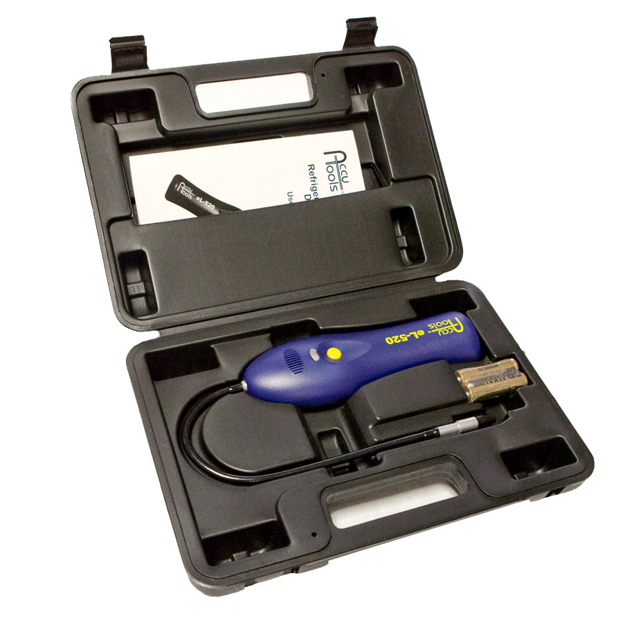 Accutools EL-520 Refrigerant Gas Leak Detector for AC HVAC Systems – Compact Professional Leak Detection Too