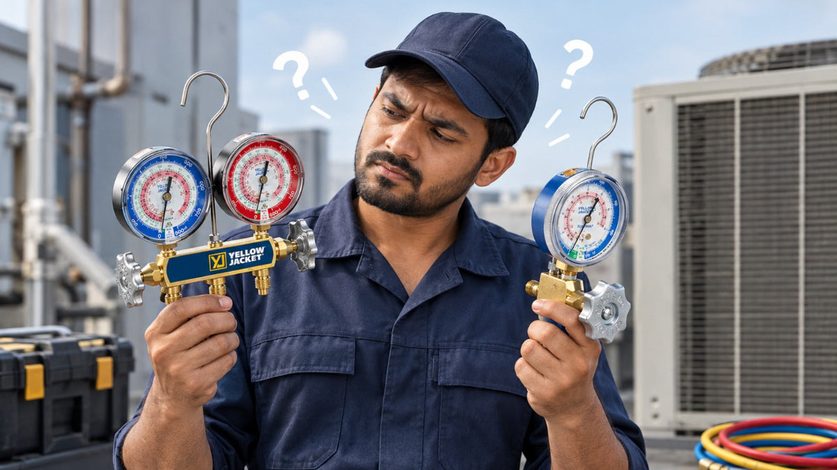 Best HVAC gauge for air conditioning and refrigeration maintenance