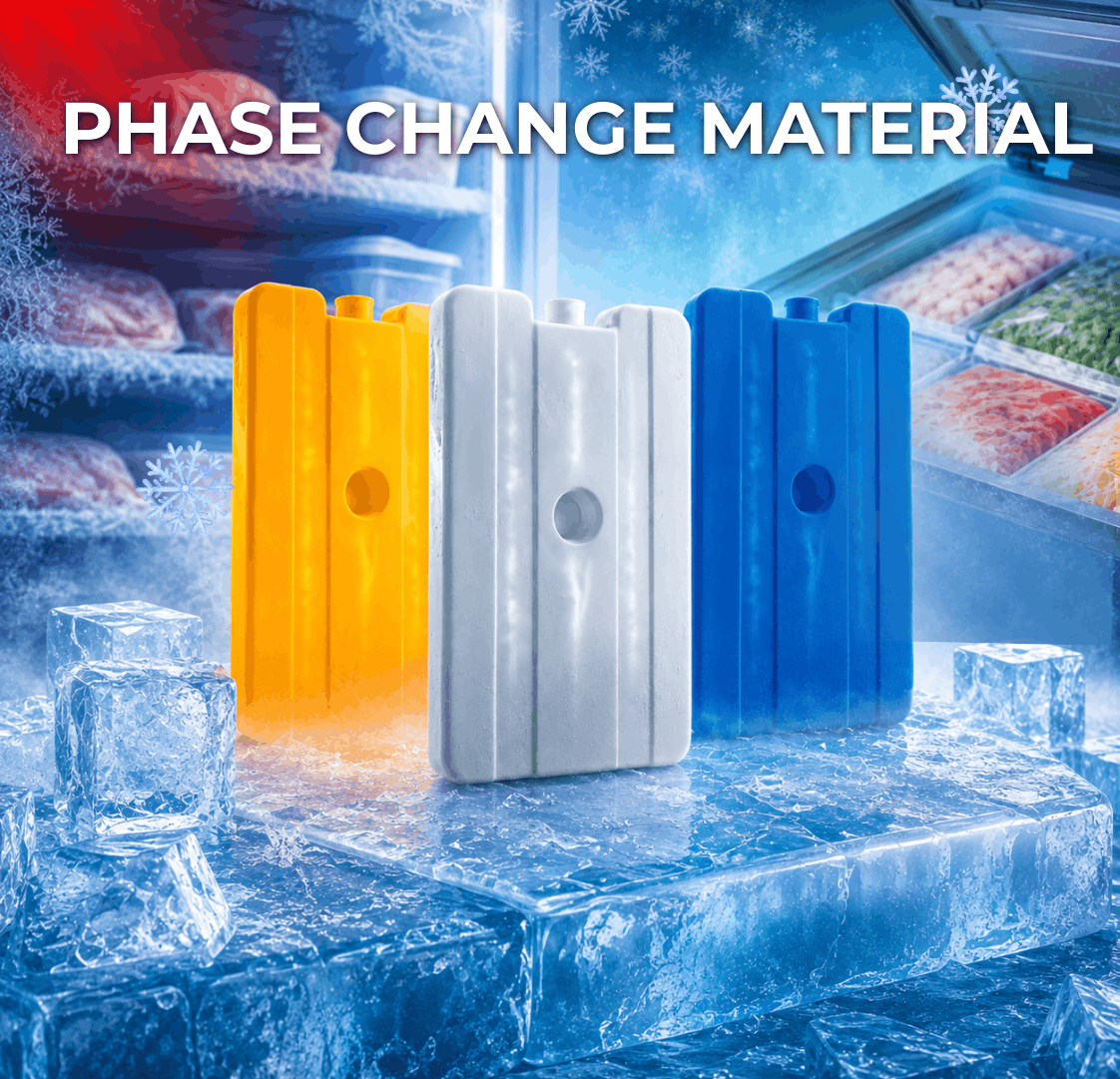 Phase Change Material for thermal energy storage and cold chain packaging solutions