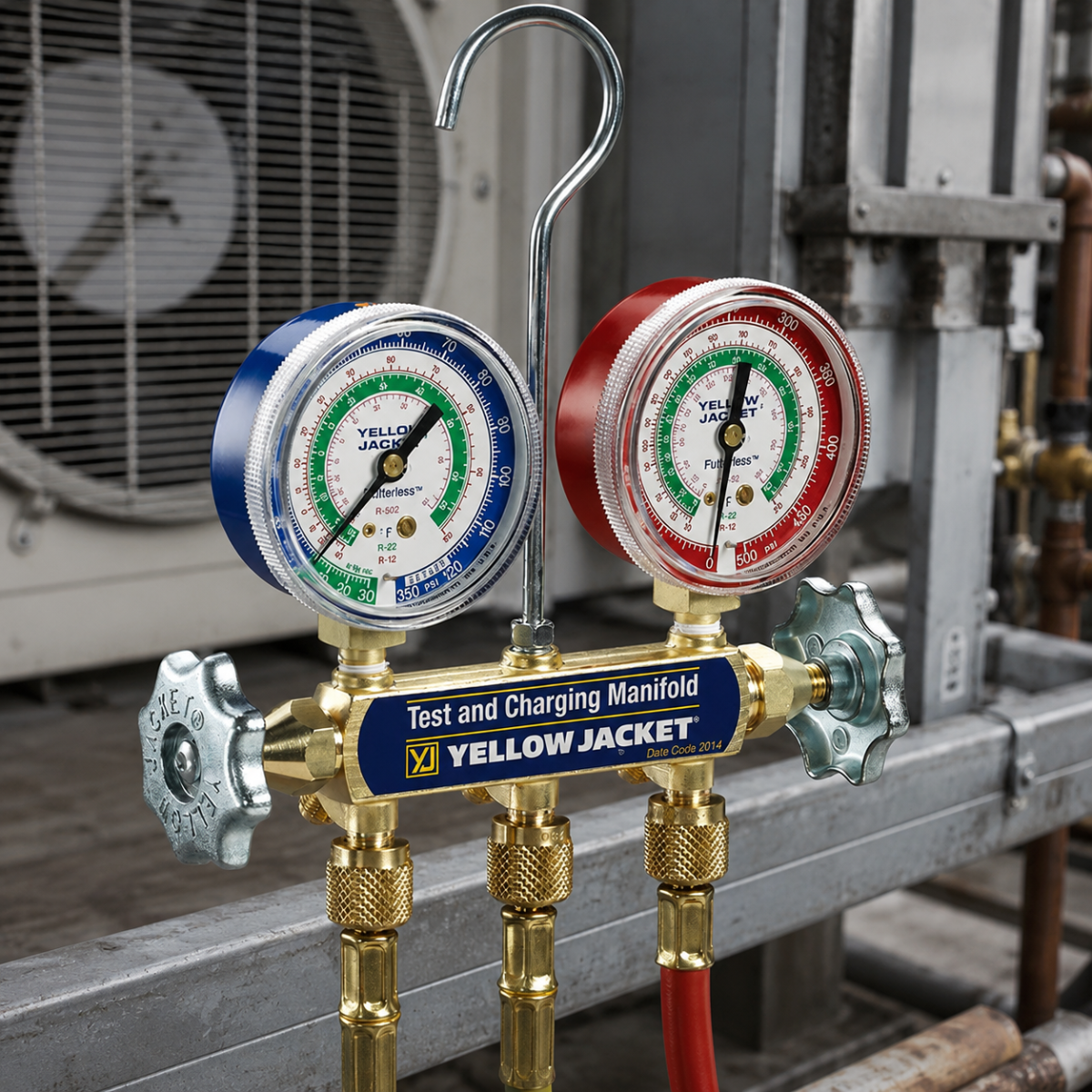 Yellow Jacket 41332 R407C Manifold – Durable AC/R Gauge Yellow Jacket 41332 R407C Manifold – Durable AC/R Gauge