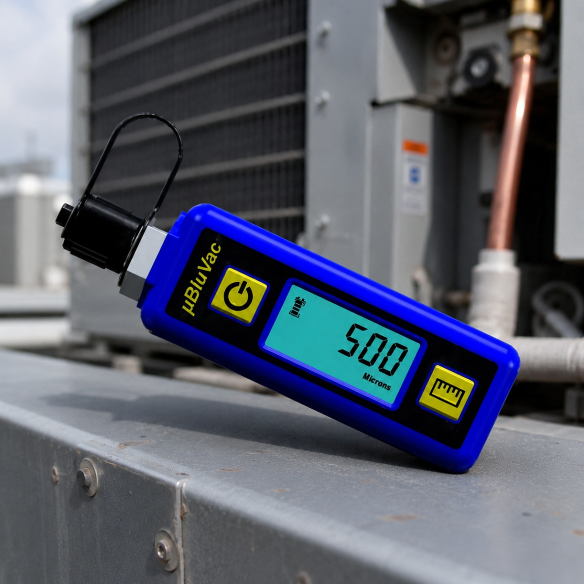 Micro BluVac Digital Micron Vacuum Gauge by Accutools USA