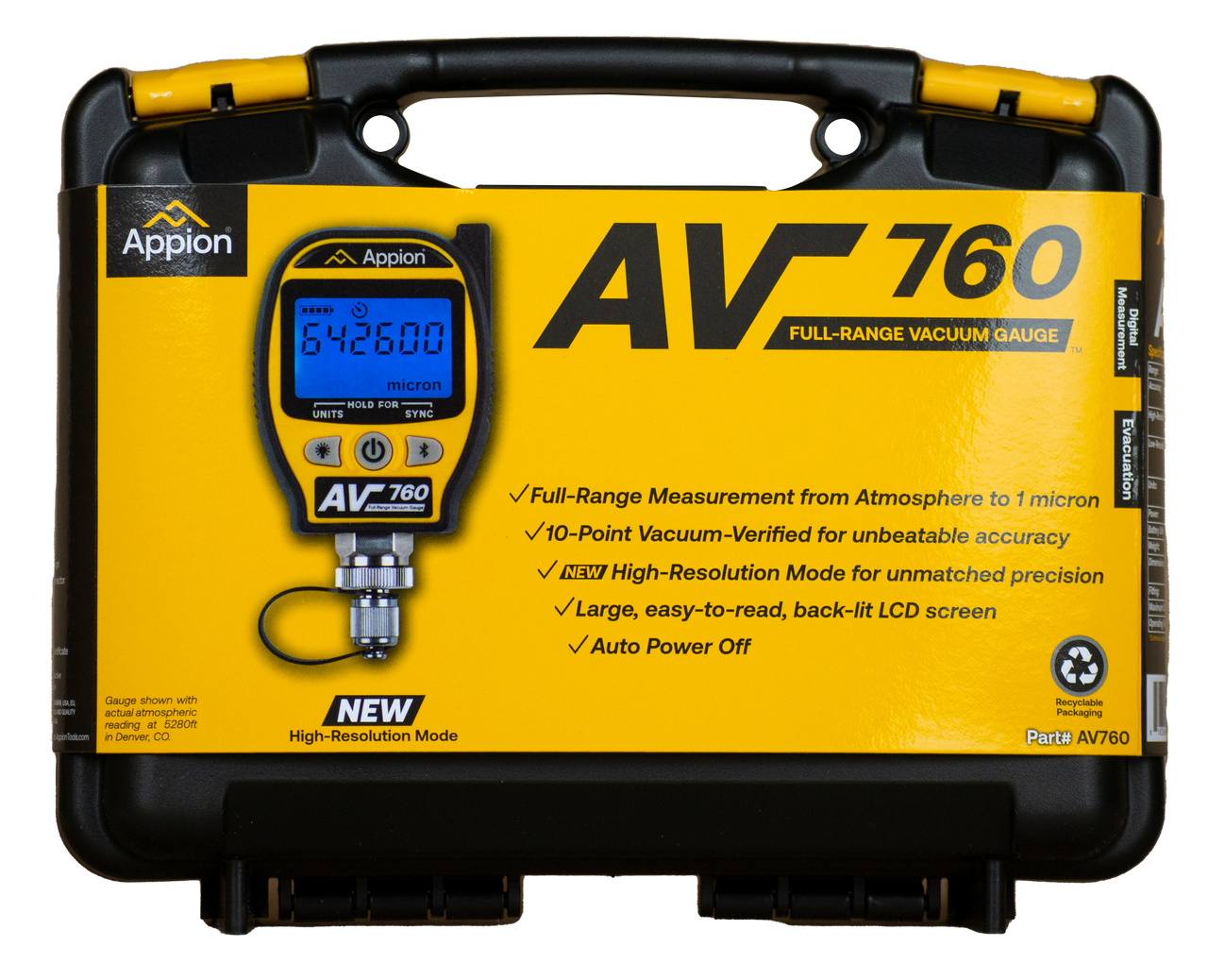 Full Range Vacuum Gauge AV-760