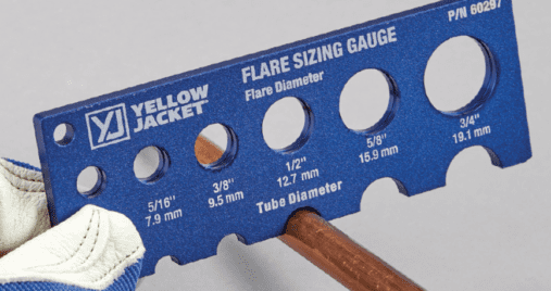 FLARE SIZING GAUGE BY YELLOW JACKET (60297)