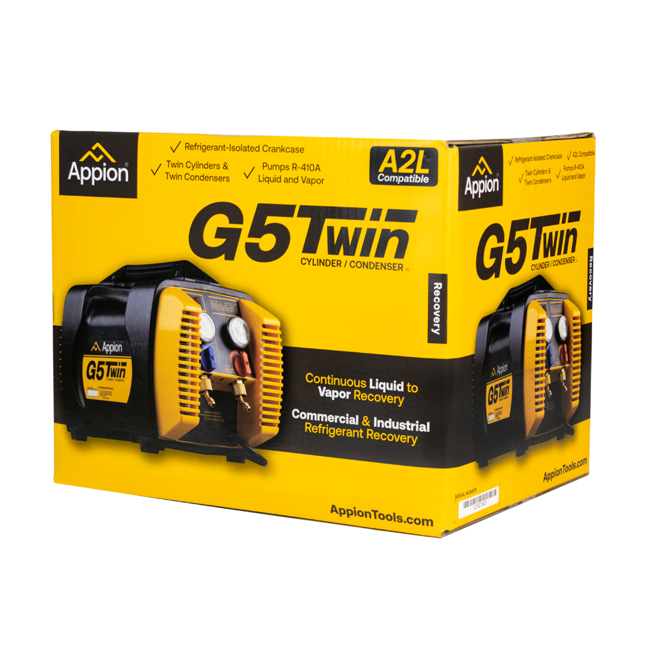 G5TWIN-Box- Refrigerant Recovery Machine