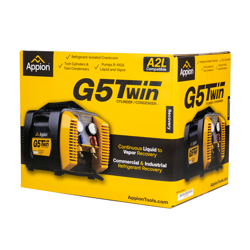 G5TWIN-Box- Refrigerant Recovery Machine