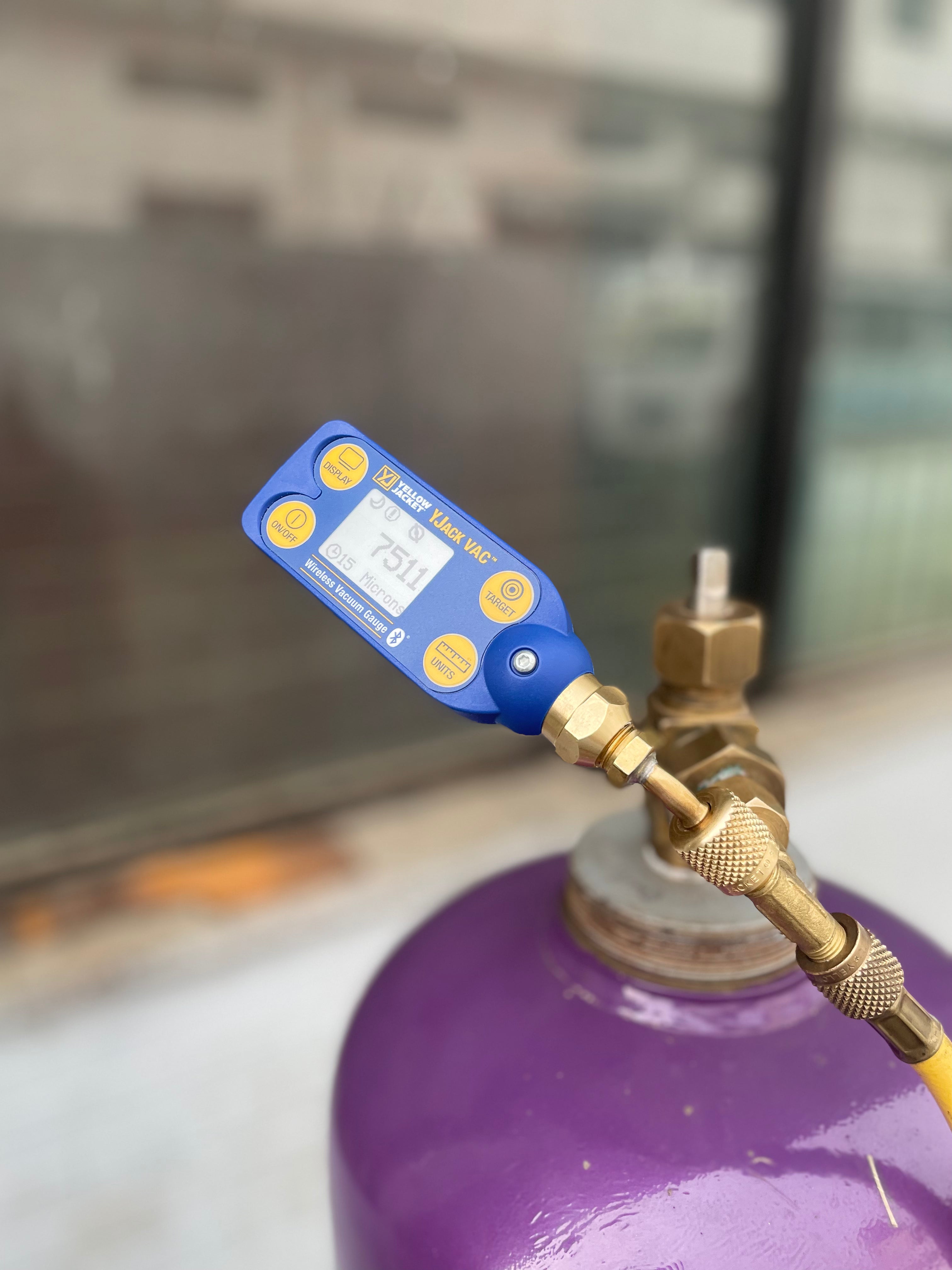 YJACK VAC WIRELESS DIGITAL VACUUM GAUGE BRAND YELLOW JACKET (67066)