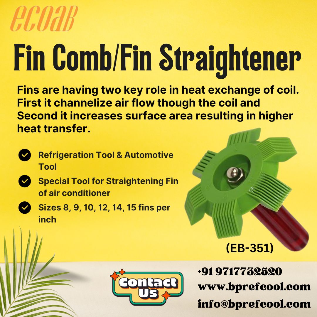 Fin Comb/Fin Straightener BRAND ECOAB (EB-351) ECOAB