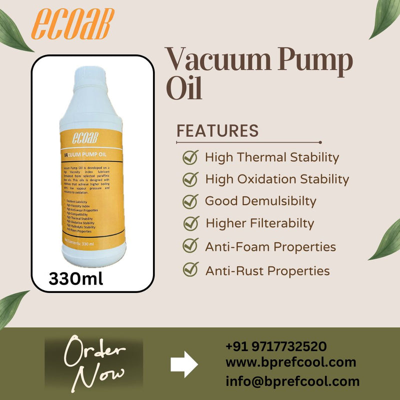 Vacuum Pump Oil - ECOAB (330ml)