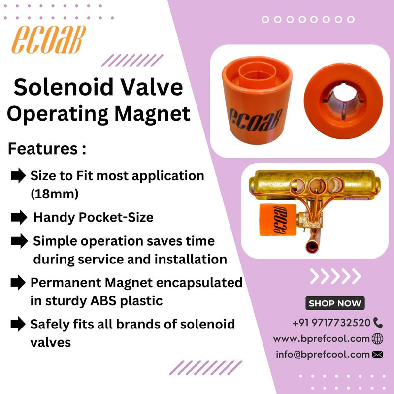 Solenoid Valve Operating Magnet By ECOAB (Solenoid Service Magnet)