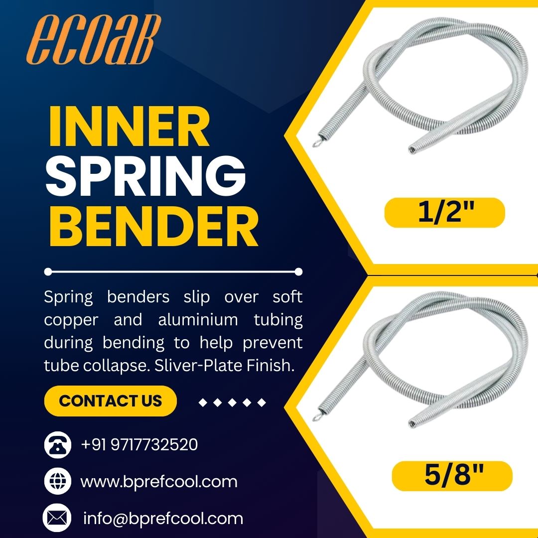 Inner Spring Bender (1/2" and 5/8") – Professional Tube Bending Tool for HVAC and Plumbing ECOAB