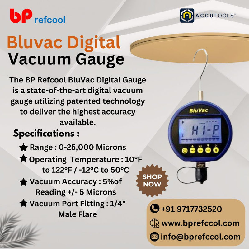 BluVac Digital Vacuum Gauge