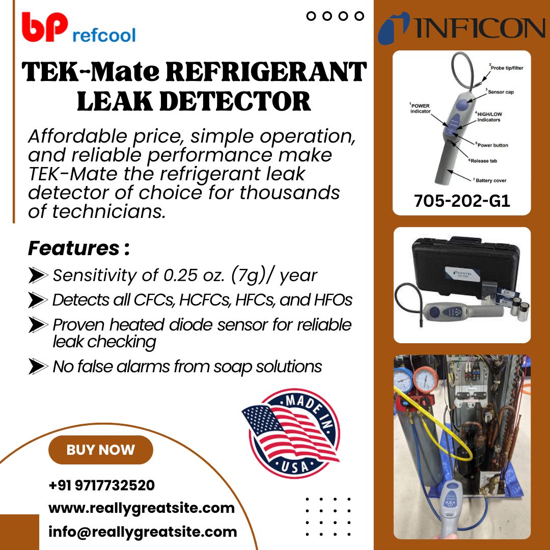 TEK-Mate REFRIGERANT LEAK DETECTOR BY INFICON