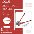 Tube Bender SIZE 15MM, 22 MM , Brand ECOAB (EB5060A)