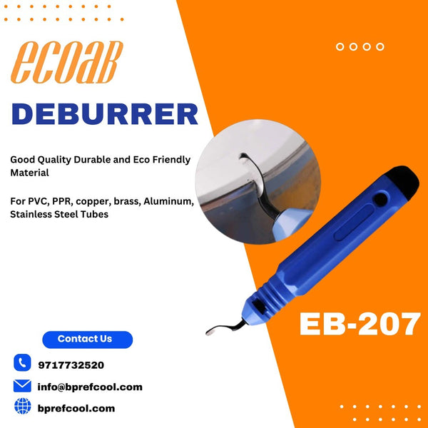 ECOAB Handy Pipe Deburrer (EB-207) – High-Speed Steel Blade for Smooth Finish