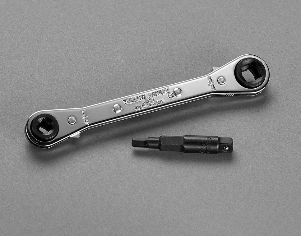 Yellow Jacket 60615 Heavy Duty Square Ratchet Wrench 7-Inch