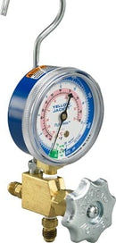 SINGLE MANIFOLD GAUGE R404A LO SIDE VALVE/HOOK (40319)