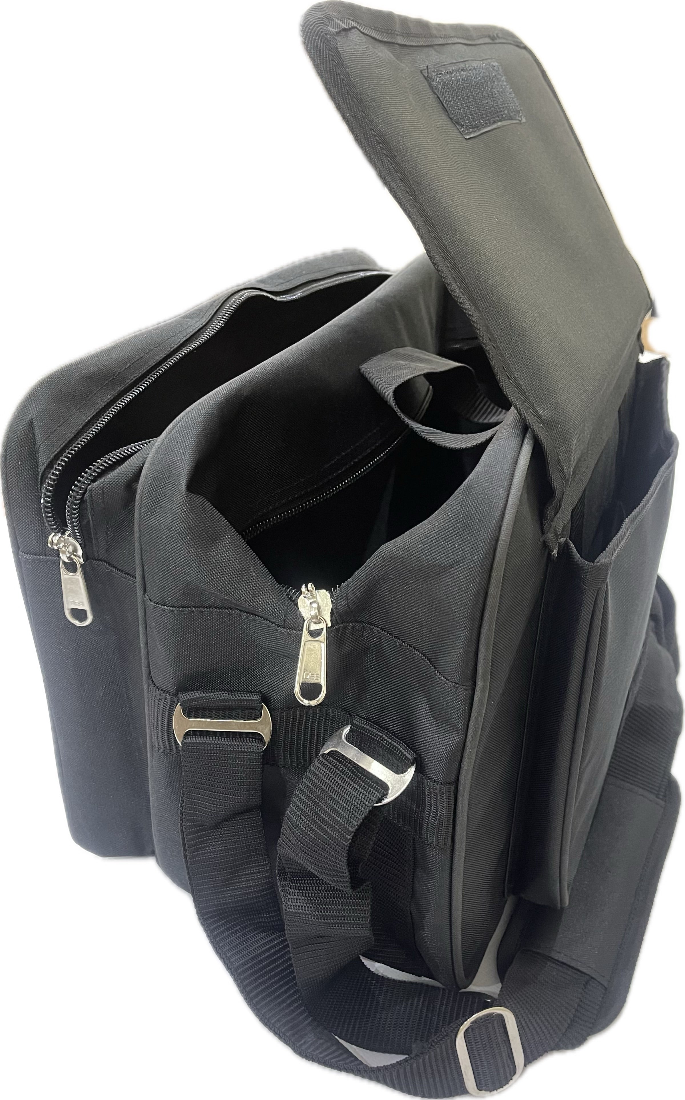 Heavy-duty professional tool kit bag for safe and organized tool storage