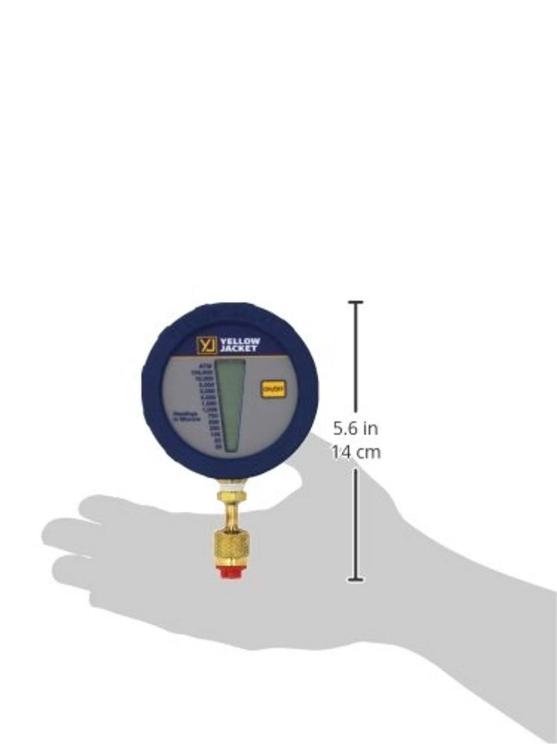 Digital LCD Economy Vacuum Gauge with Battery, Brand Yellow Jacket (69080)