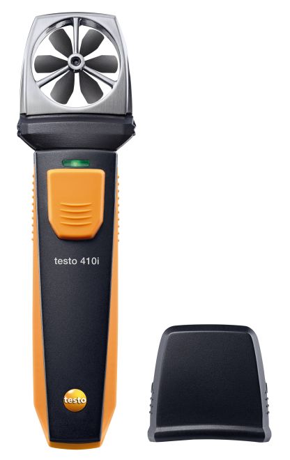 Testo 410i Vane-Anemometer operated with your smartphone