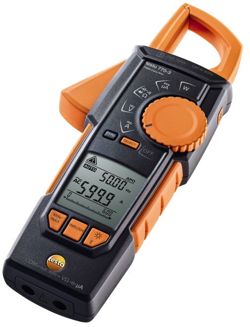 Testo 770-3 - Clamp meter with Bluetooth®