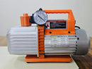 Double Stage Vacuum Pump with Solenoid Valve and Pressure Guage BRAND ECOAB (VP2100) 12 CFM