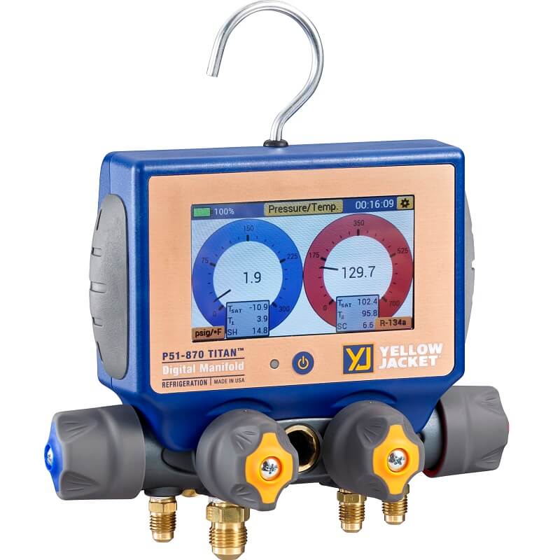 TITAN DIGITAL MANIFOLD By Yellow Jacket P51 870 (40870)