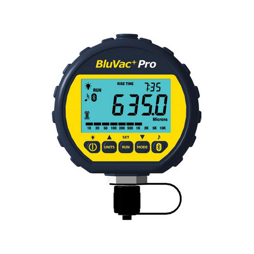 BluVac Pro Plus: Advanced Digital Vacuum Gauge for HVAC Systems by AccuTools
