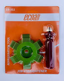 Fin comb straightener