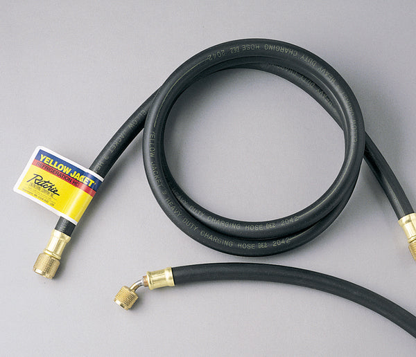 Plus II 5/8” Heavy Duty Combination Charging / Vacuum Hose by Yellow Jacket, Made in USA (16112)